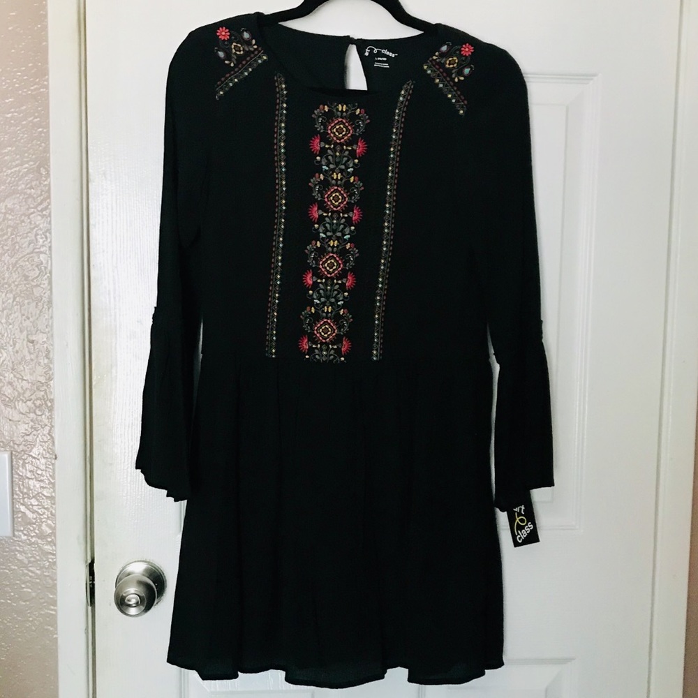 Girls Floral Boho Dress New Large
